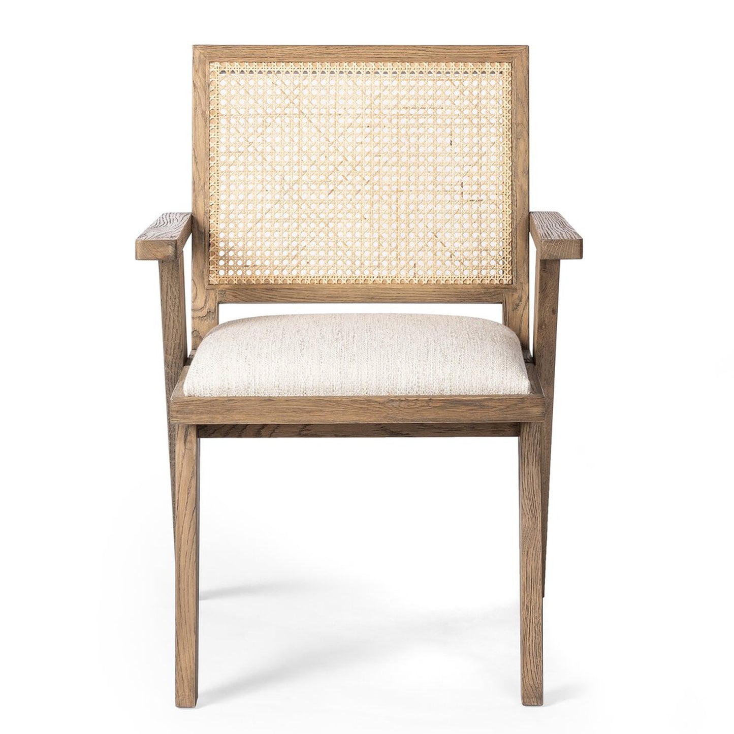 Ros Cane Back  Dining Chair with Armrest