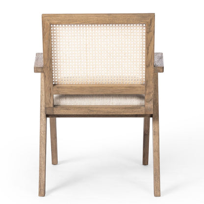 Ros Cane Back  Dining Chair with Armrest