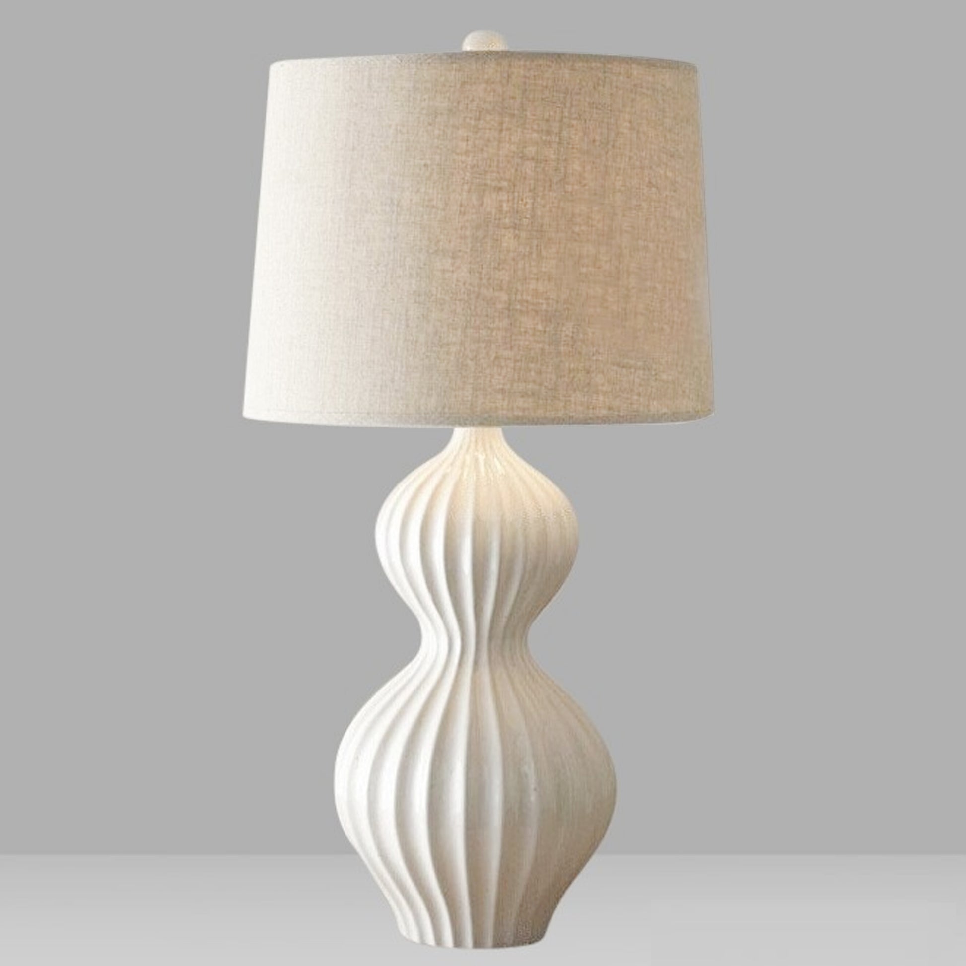 Sed Off White Ceramic Table Lamp - IONS DESIGN | Dubai | UAE 