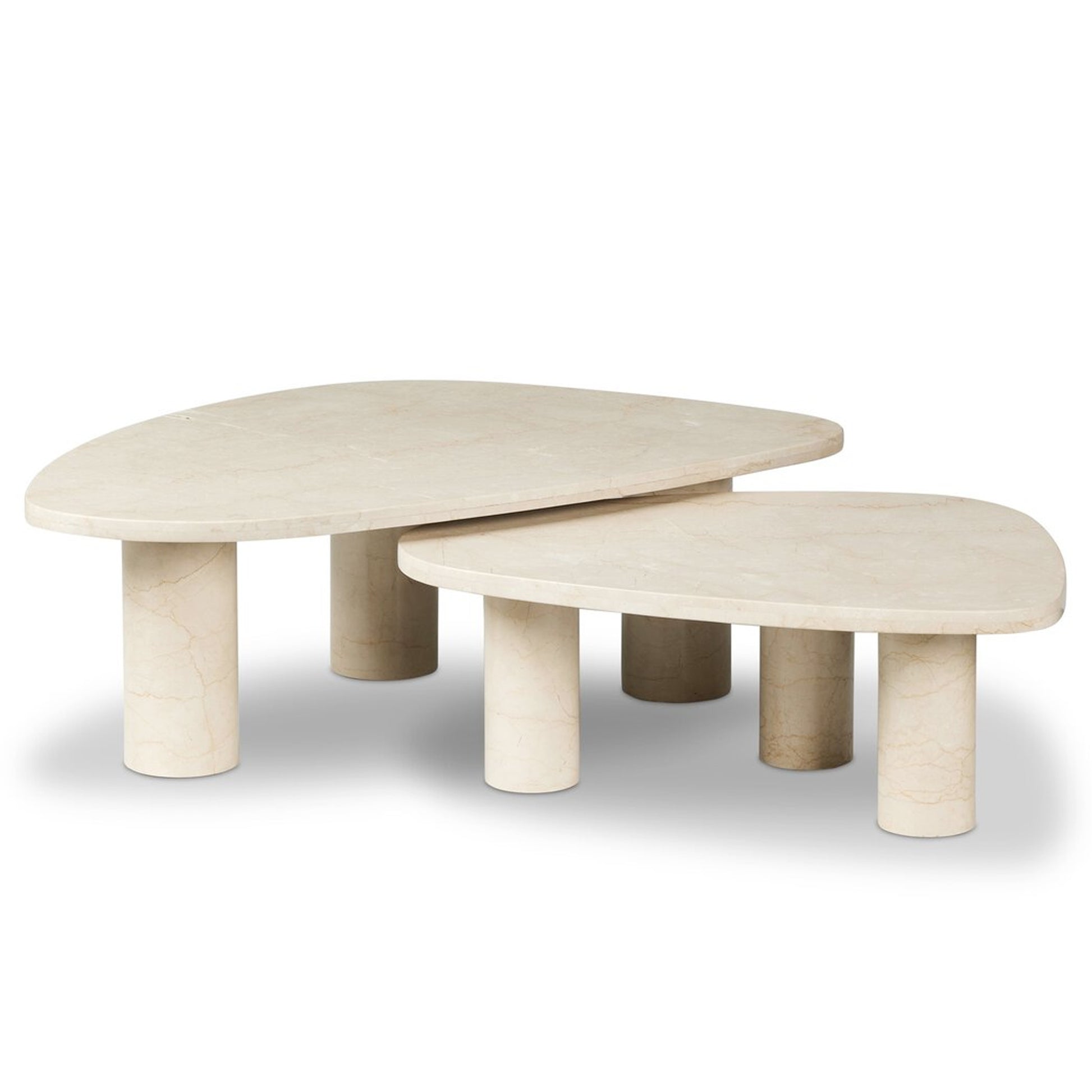 Sky Coffee Table Set – Marble Top - IONS DESIGN
