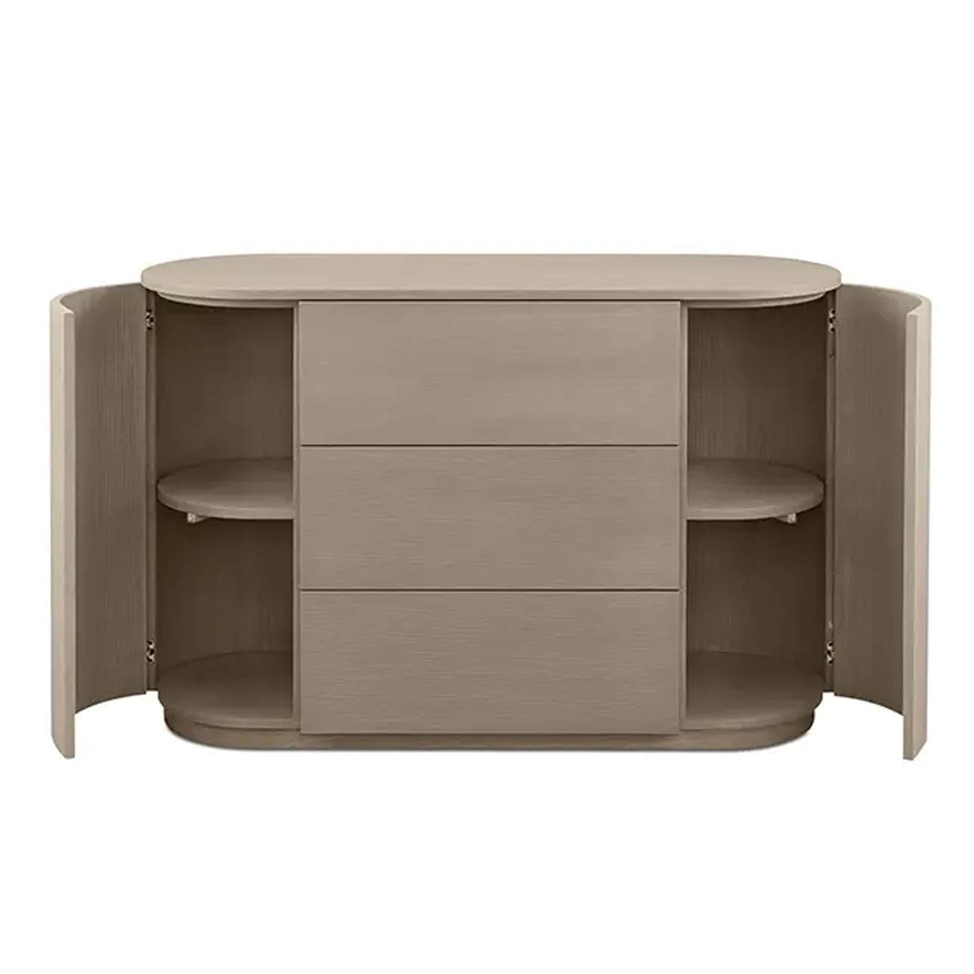 Sol Oval Shaped 3 Drawer Dresser - IONS DESIGN | Dubai | UAE 