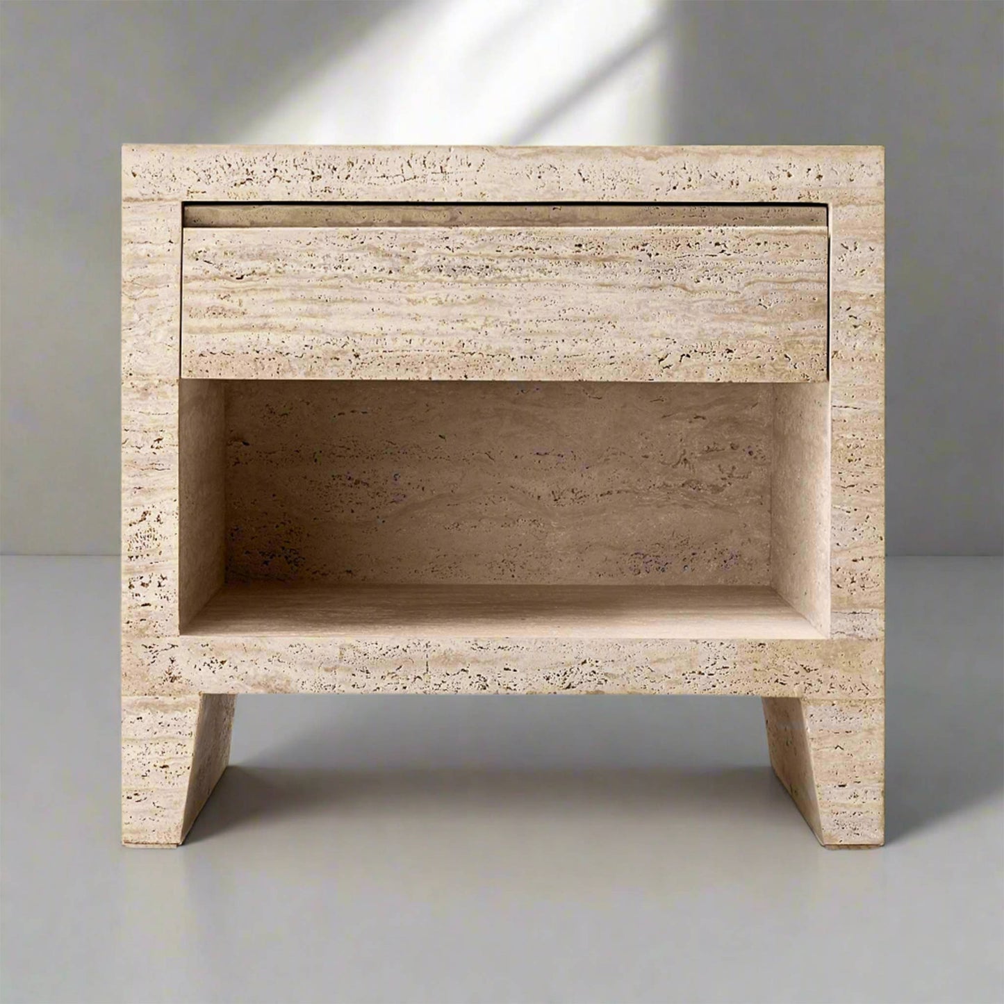 Travertine Bedside Table | IONS DESIGN | Dubai | UAE