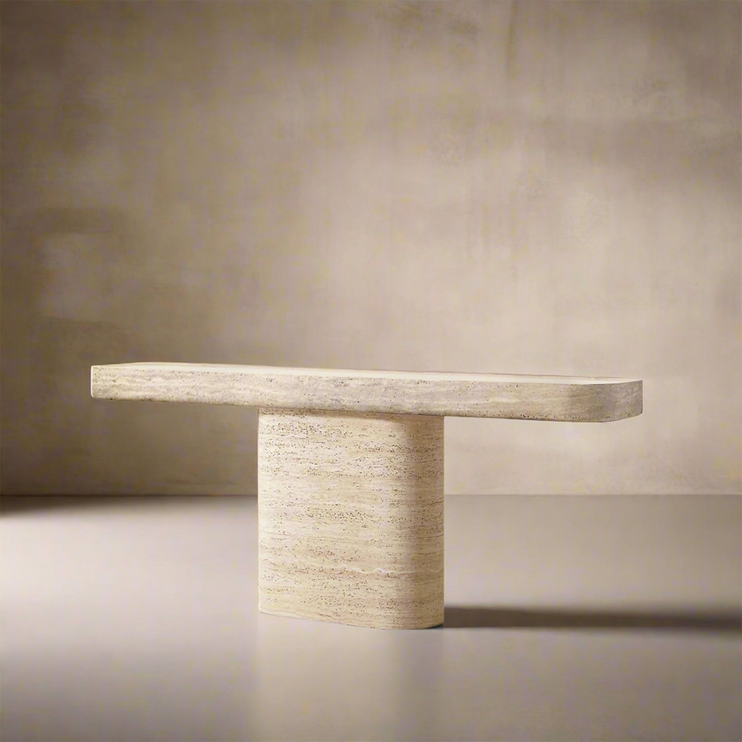 Travertine Console Table | IONS DESIGN | Dubai | UAE