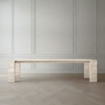 Travertine Dining Table | Dubai | UAE | IONS DESIGN