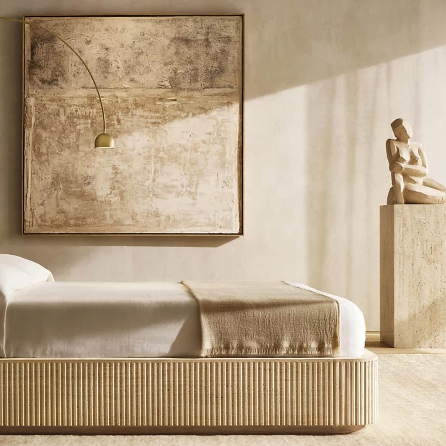 Travertine Plinth  | IONS DESIGN | RH | Dubai | UAE