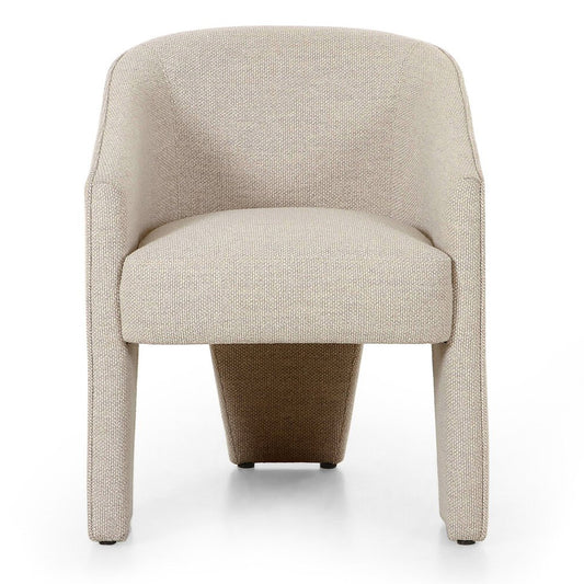 Val Barrel Back Fabric Dining Chair