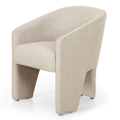 Val Barrel Back Fabric Dining Chair - IONS DESIGN