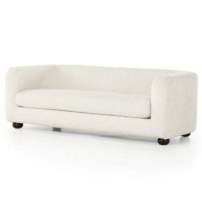 Vic Upholstered Sofa in Natural White – 3 Seater - IONS DESIGN