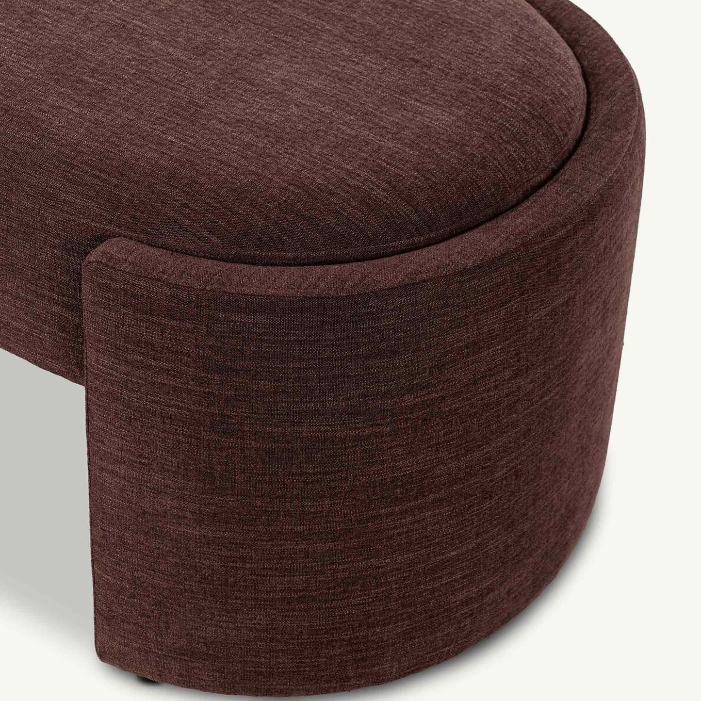 Vis Oval Upholstered Bench  | IONS DESIGN | Dubai | UAE