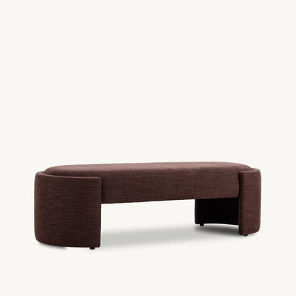Vis Oval Upholstered Bench  | IONS DESIGN | Dubai | UAE