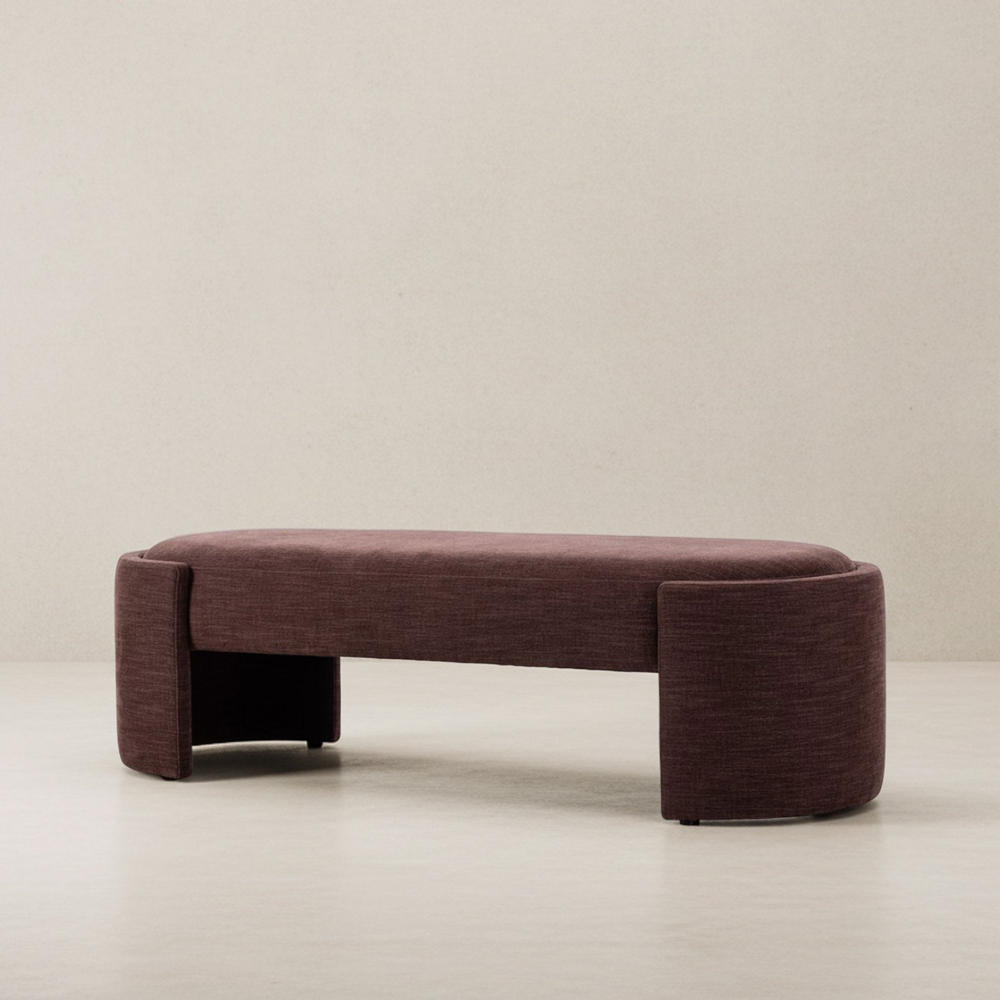 Vis Oval Upholstered Bench  | IONS DESIGN | Dubai | UAE
