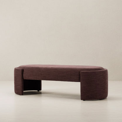 Vis Oval Upholstered Bench  | IONS DESIGN | Dubai | UAE