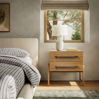 Vita Rectangular Bedside Table  | IONS DESIGN | Dubai | UAE
