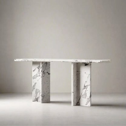 White Console Table  | IONS DESIGN | RH | Dubai | UAE