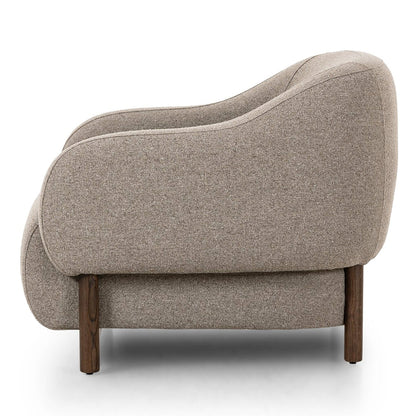 Amy Armchair in Neutral Weave Fabric | IONS DEIGN | Dubai | UAE