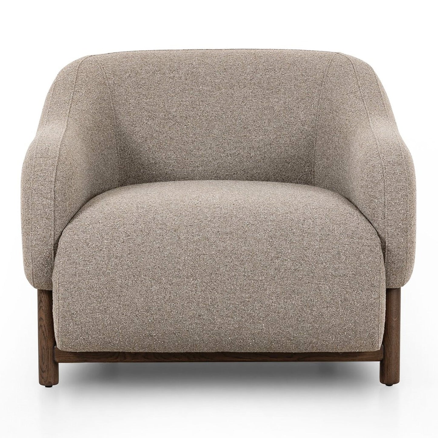 Amy Armchair in Neutral Weave Fabric | IONS DEIGN | Dubai | UAE