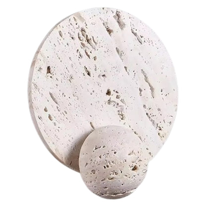 Ava Round Travertine Wall Lamp | IONS DEIGN | Dubai | UAE