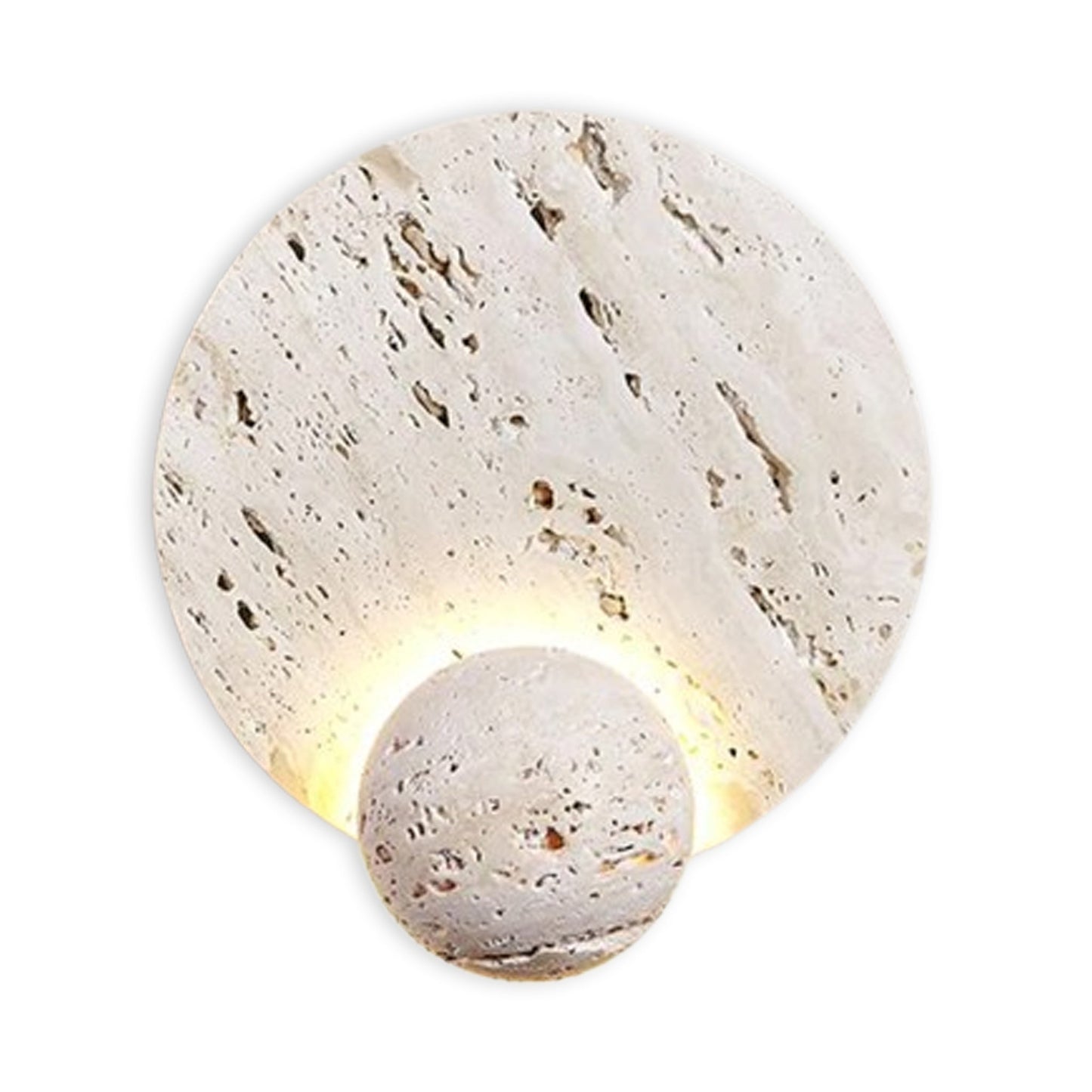 Ava Round Travertine Wall Lamp | IONS DEIGN | Dubai | UAE