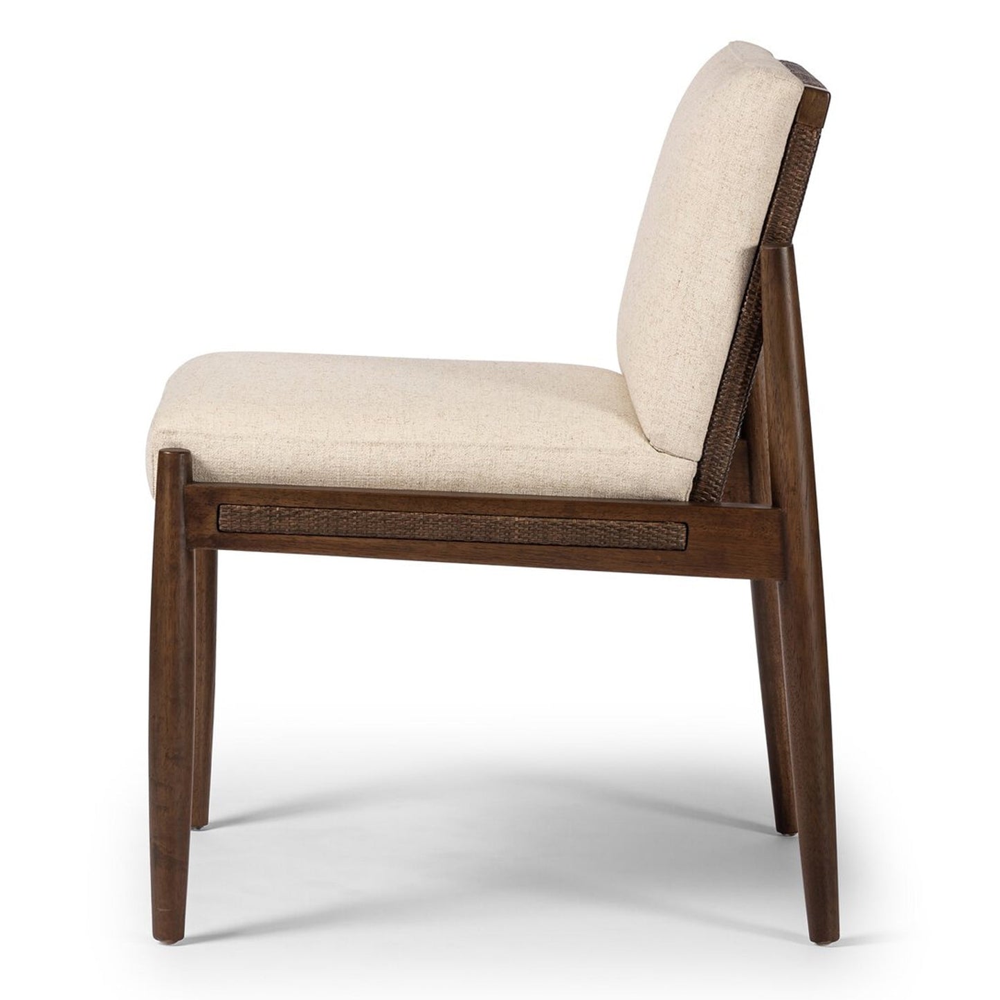 Bev Chair with Rattan and Linen Upholstery | IONS DEIGN | Dubai | UAE