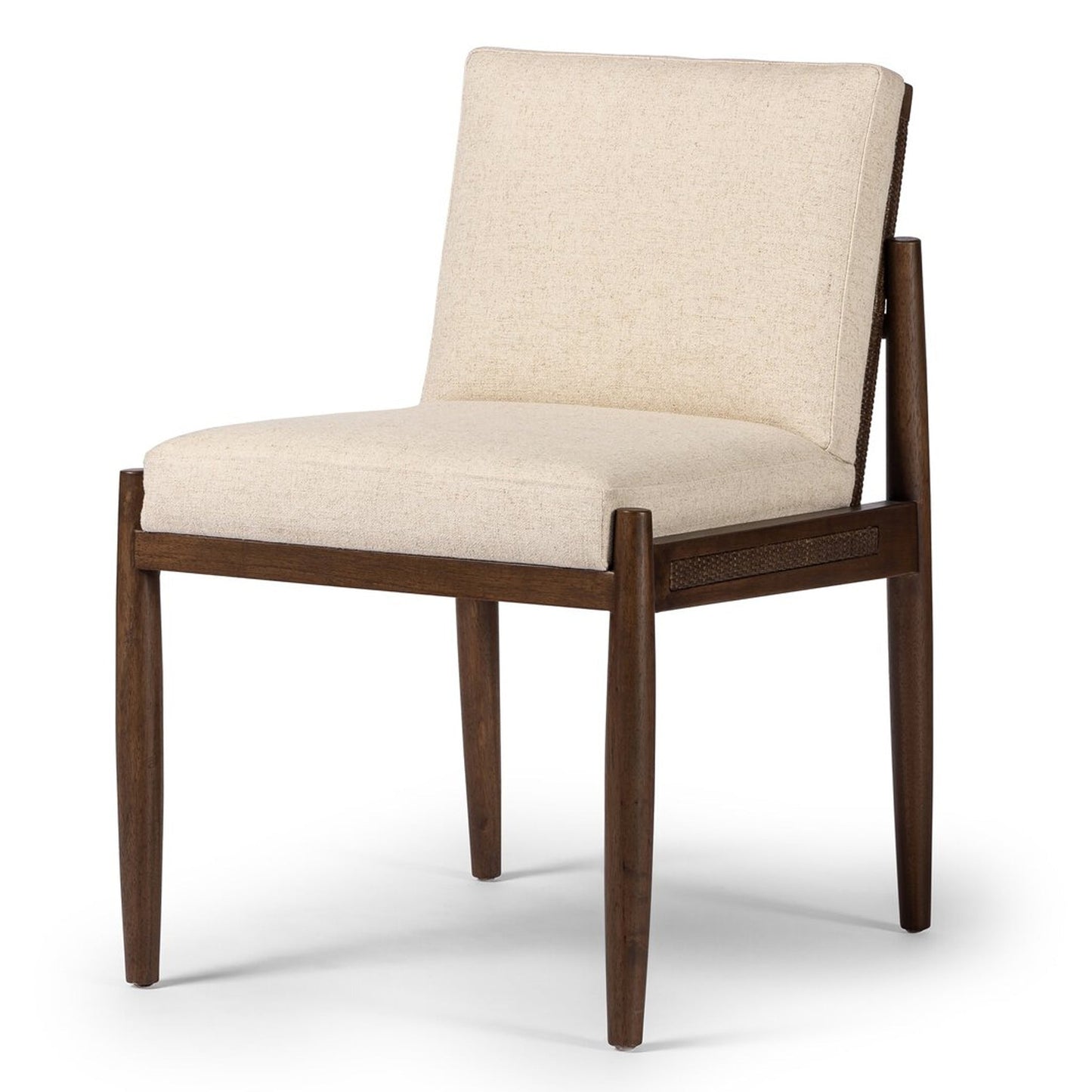 Bev Chair with Rattan and Linen Upholstery | IONS DEIGN | Dubai | UAE