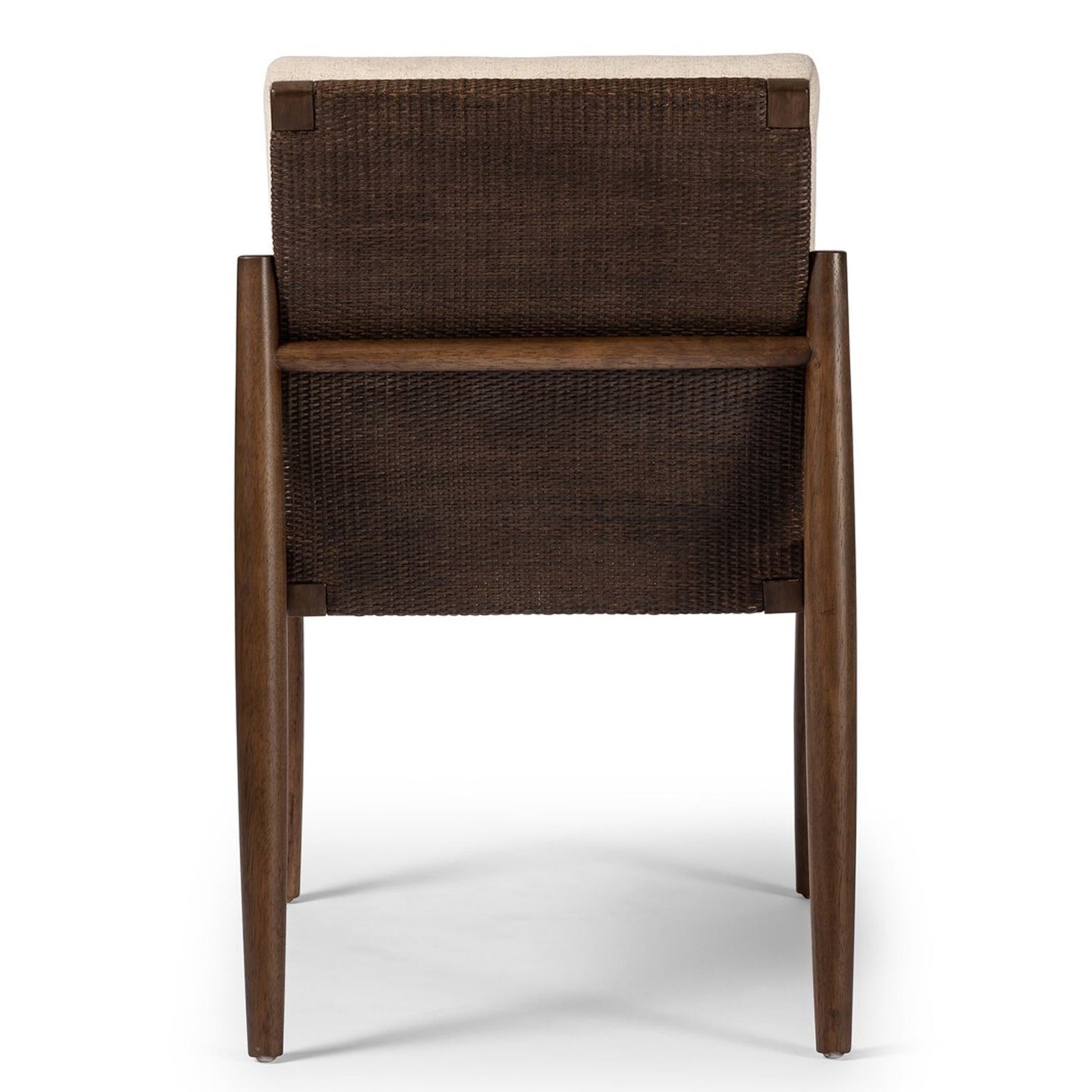 Bev Chair with Rattan and Linen Upholstery | IONS DEIGN | Dubai | UAE