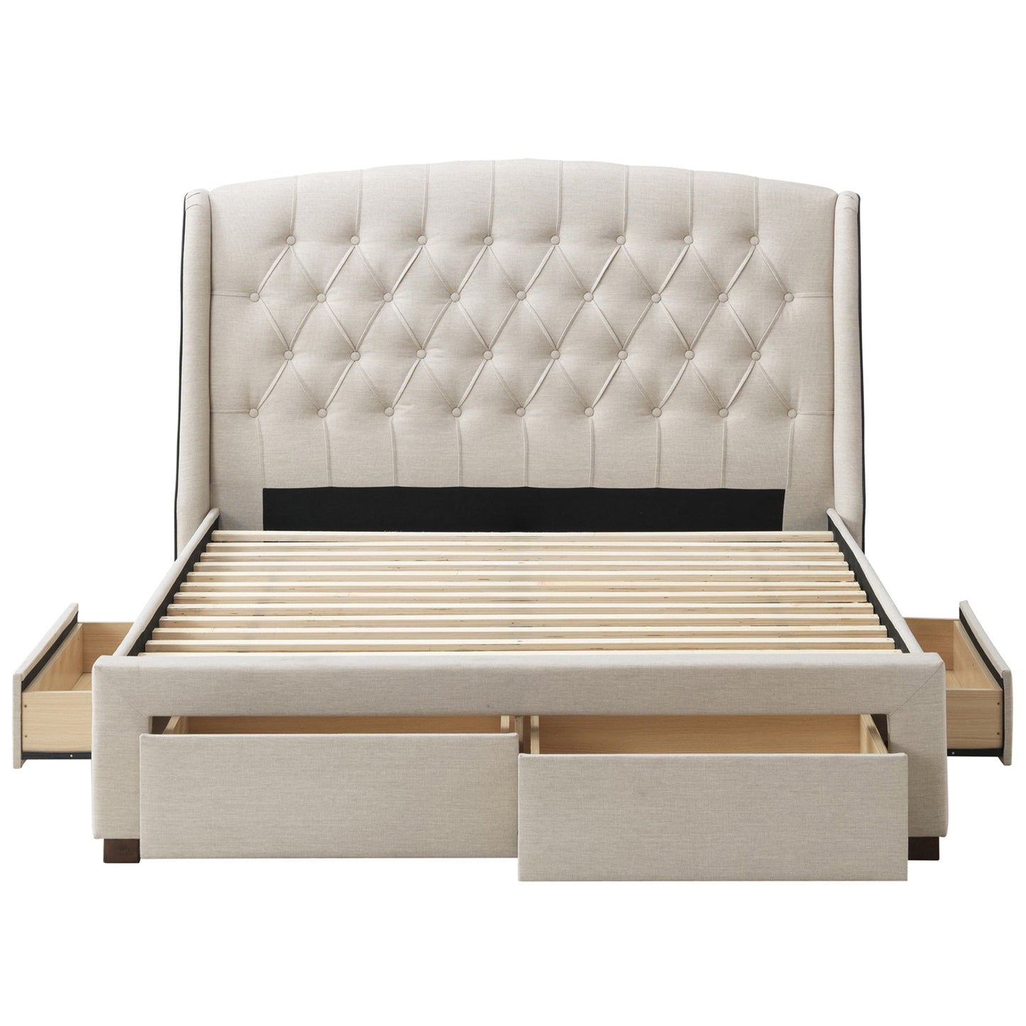 Cora Fabric Panel King Bed with Storage | IONS DEIGN | Dubai | UAE