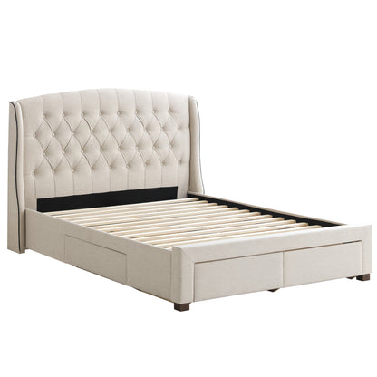 Cora Fabric Panel King Bed with Storage | IONS DEIGN | Dubai | UAE