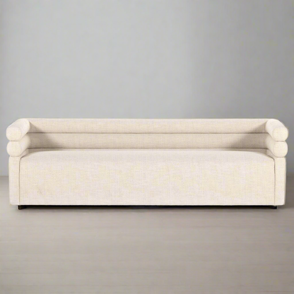 Dan Cream-Colored Fabric Sofa – 3 Seater | IONS DEIGN | Dubai | UAE