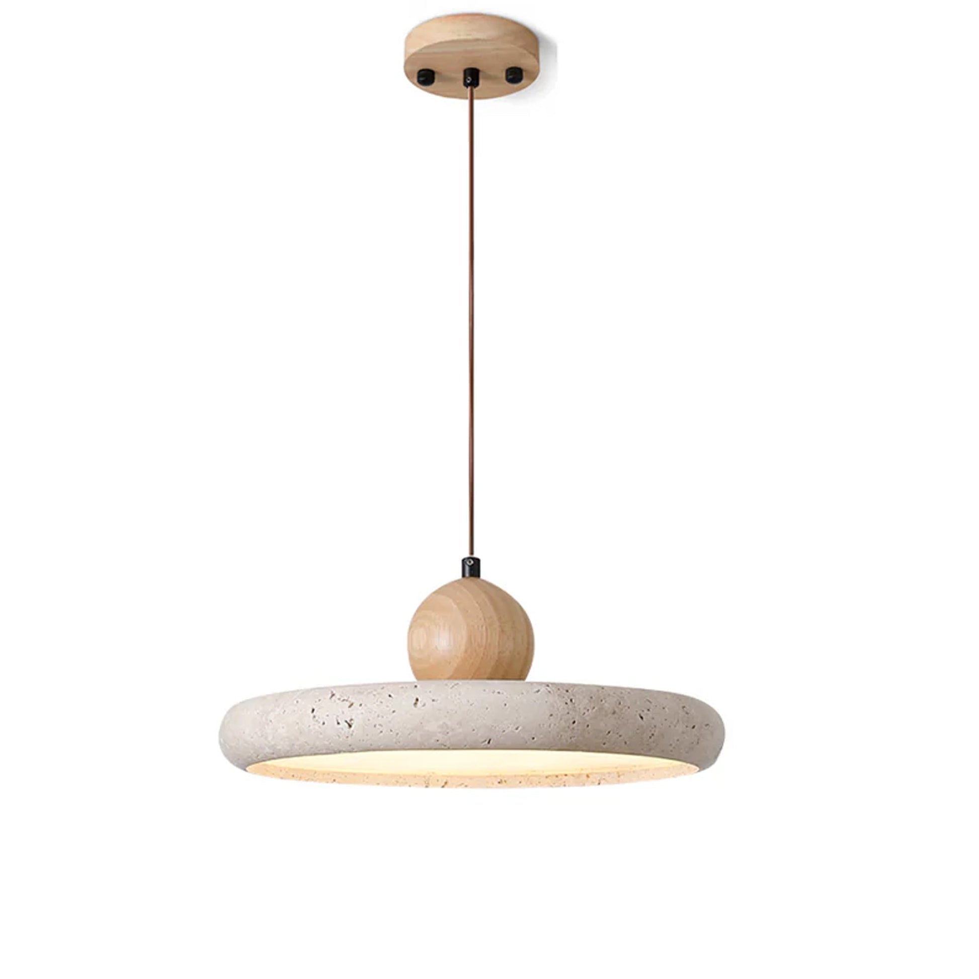 Dua Circular Stone Pendant Light | IONS DEIGN | Dubai | UAE