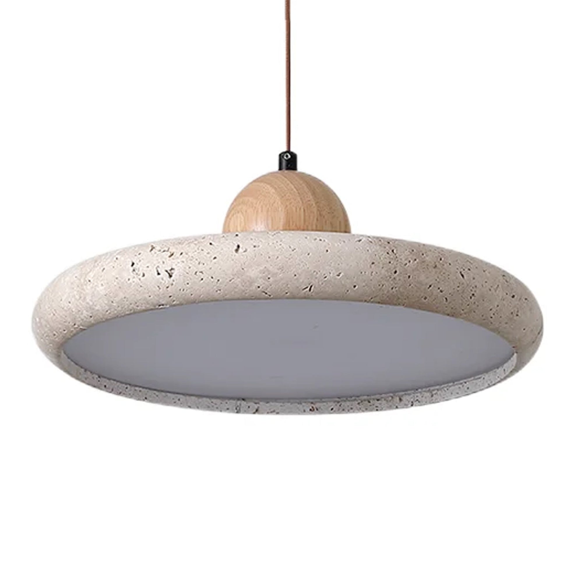 Dua Circular Stone Pendant Light | IONS DEIGN | Dubai | UAE