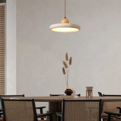 Dua Circular Stone Pendant Light | IONS DEIGN | Dubai | UAE