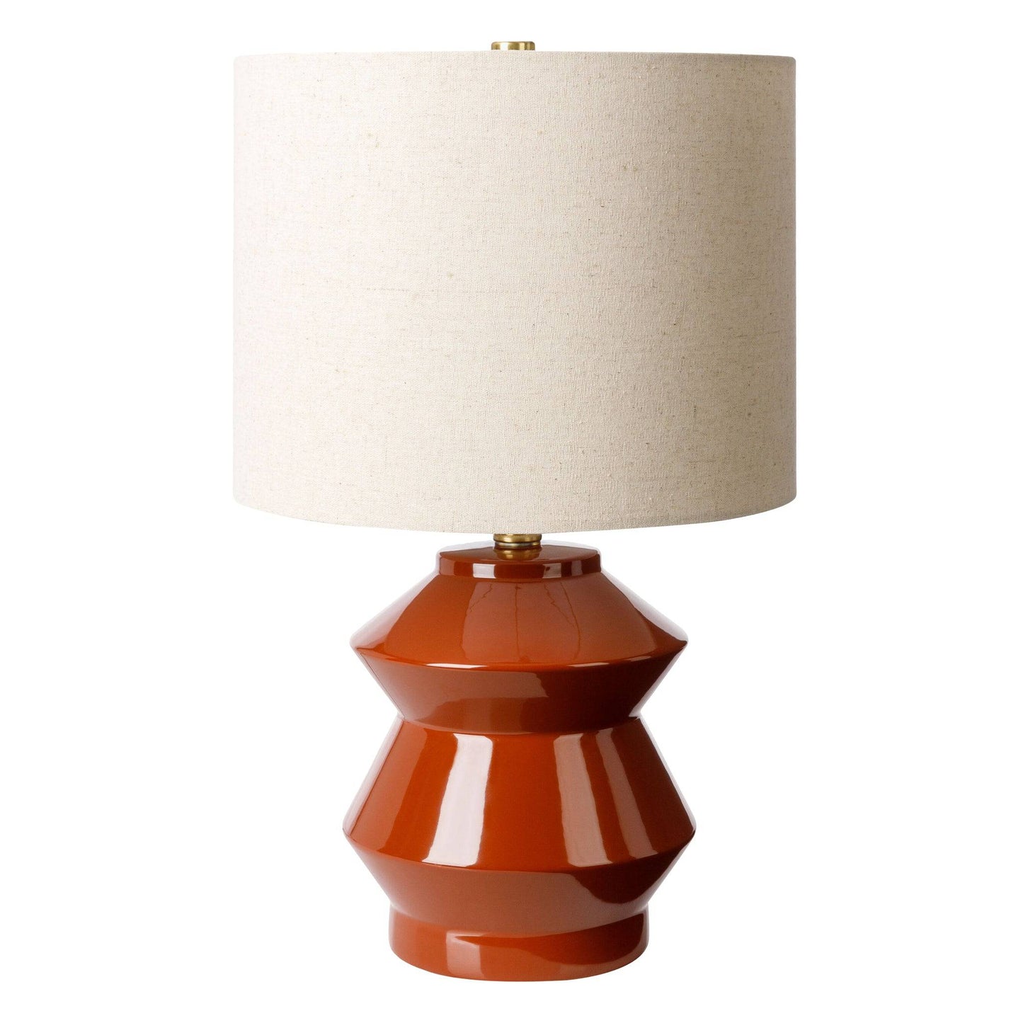 Edy Burnt Orange Ceramic Table Lamp | IONS DEIGN | Dubai | UAE