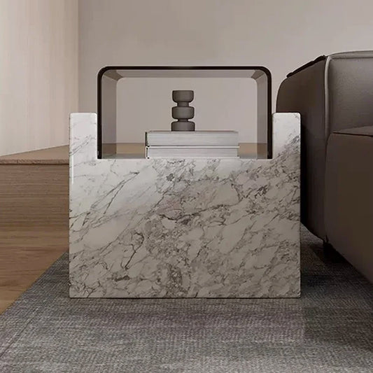 Fin Contemporary Marble Bedside Table | IONS DEIGN | Dubai | UAE