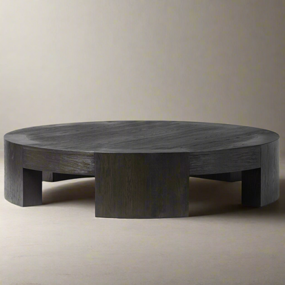 Fox Wooden Round Coffee Table | IONS DEIGN | Dubai | UAE