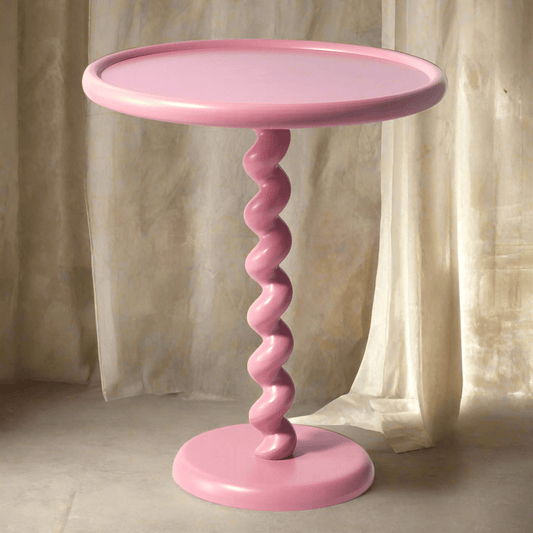 Fun Twister Side Table Pink Chic Colors | IONS DEIGN | Dubai | UAE