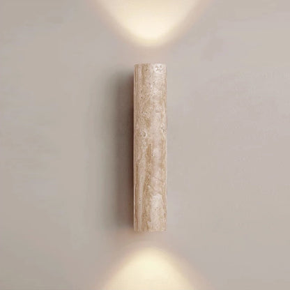 Gel Cylindrical Stone Wall Lamp | IONS DEIGN | Dubai | UAE