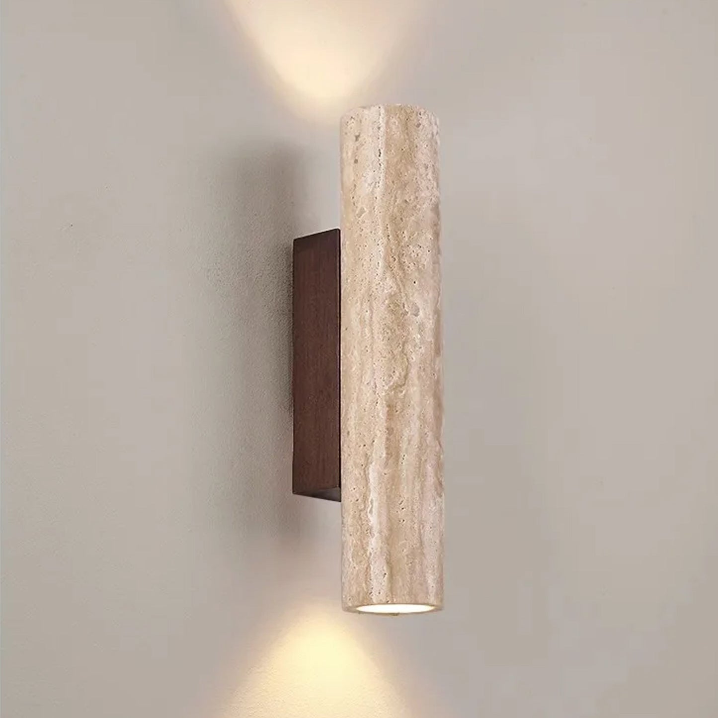 Gel Cylindrical Stone Wall Lamp | IONS DEIGN | Dubai | UAE