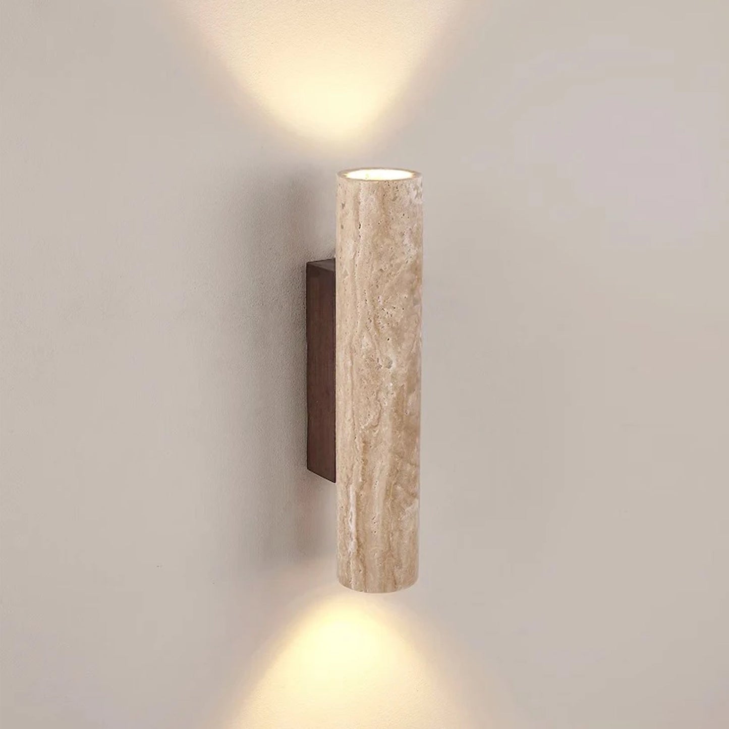 Gel Cylindrical Stone Wall Lamp | IONS DEIGN | Dubai | UAE