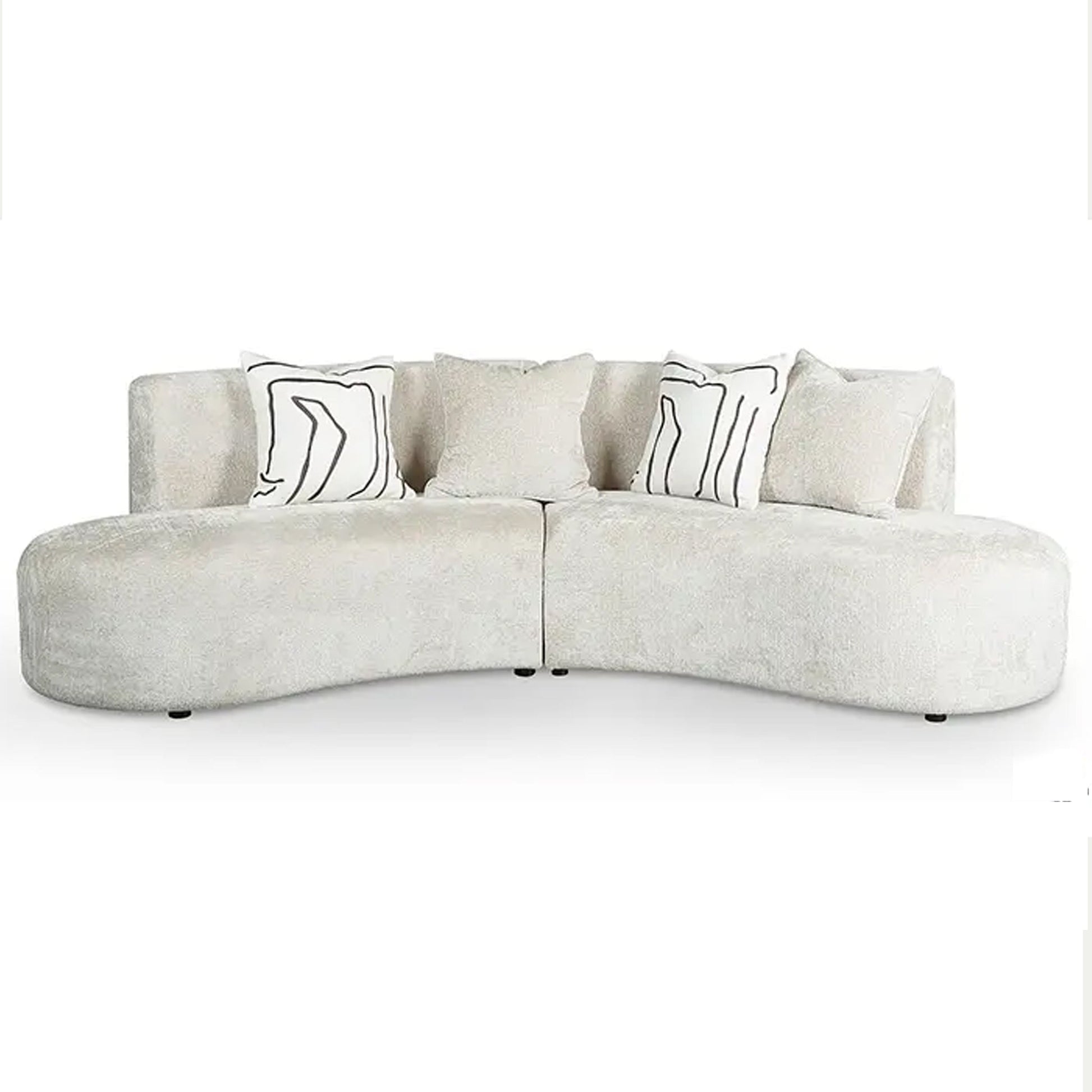 Gem Curved Fabric Sofa | IONS DEIGN | Dubai | UAE