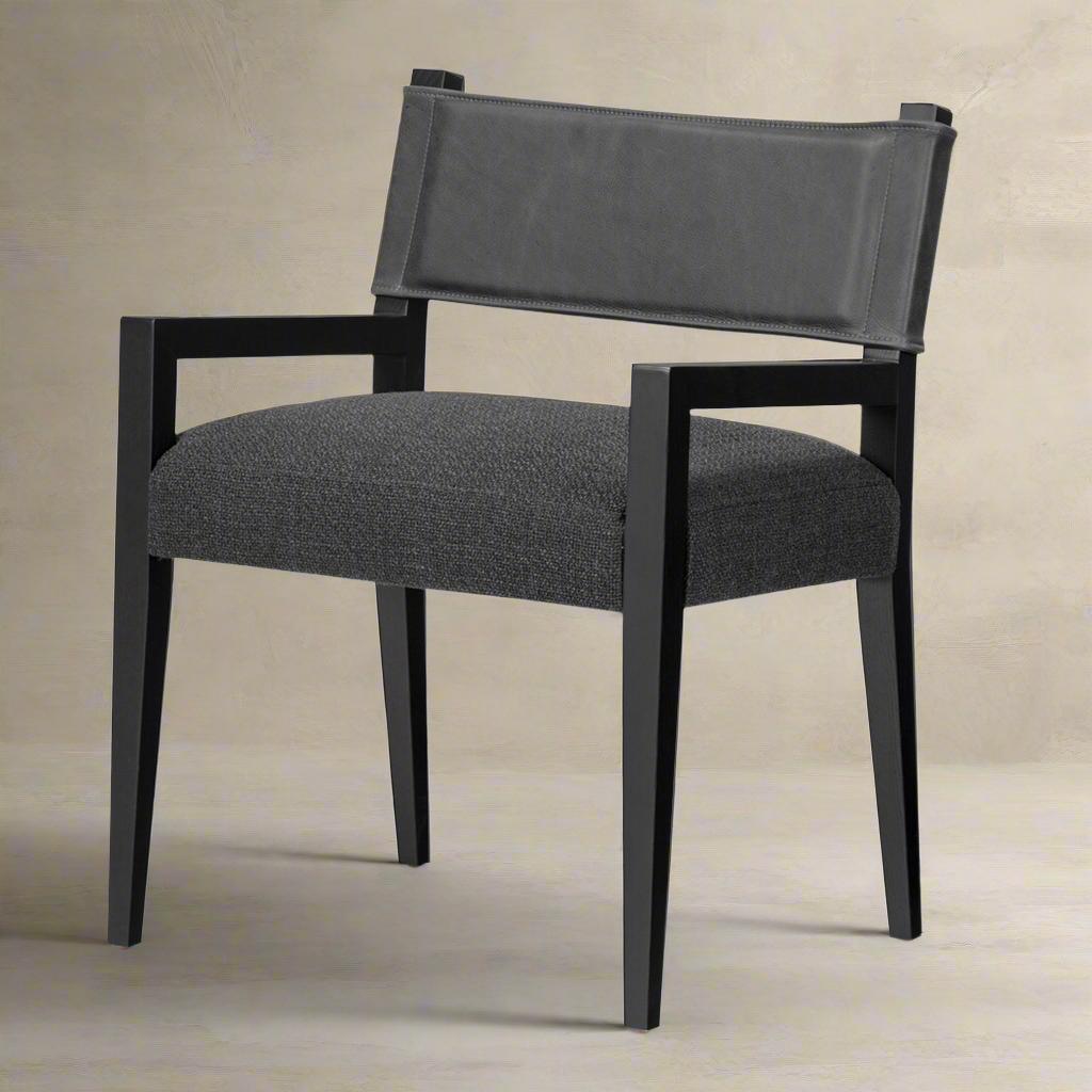 Iza Modern Leather Back Dining Armchair | IONS DEIGN | Dubai | UAE