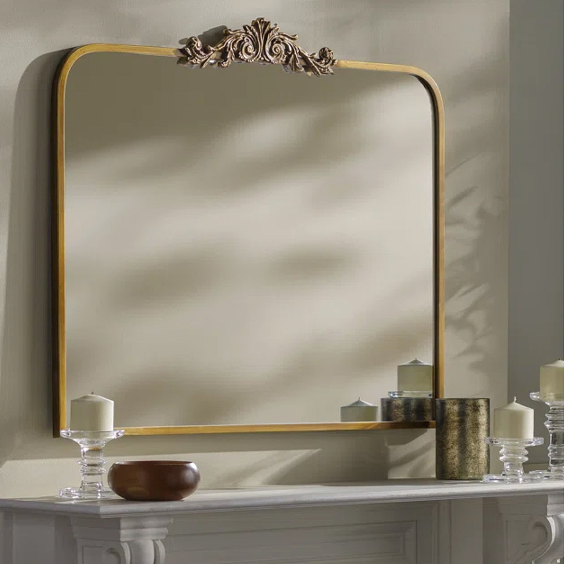 Jaz Antique Gold or Black Wall Mirror | IONS DEIGN | Dubai | UAE