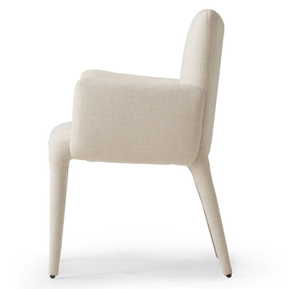 Jen Upholstered Dining Chair with Armrests | IONS DEIGN | Dubai | UAE