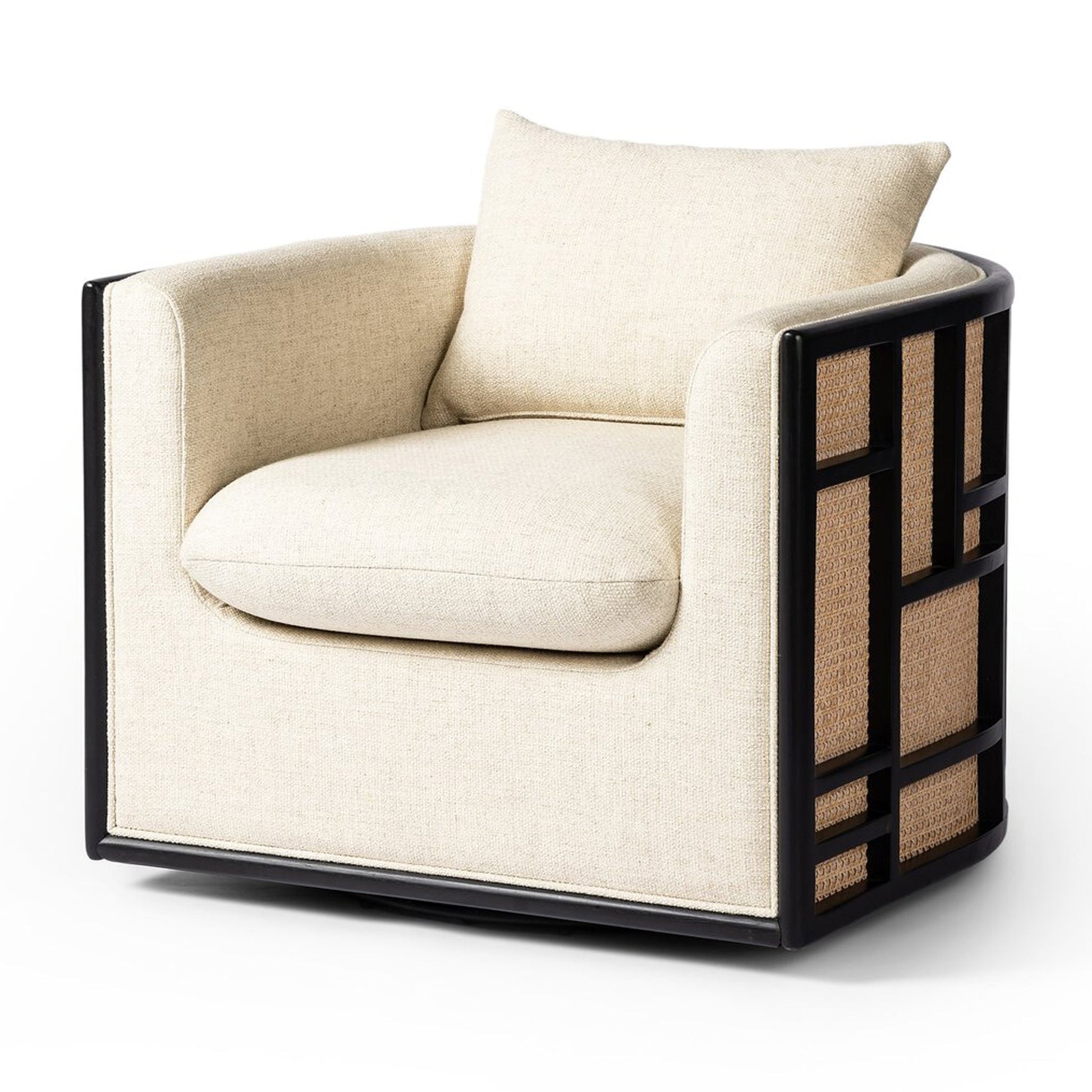 Kev Swivel Upholstered Chair - IONS DESIGN | Dubai | UAE 