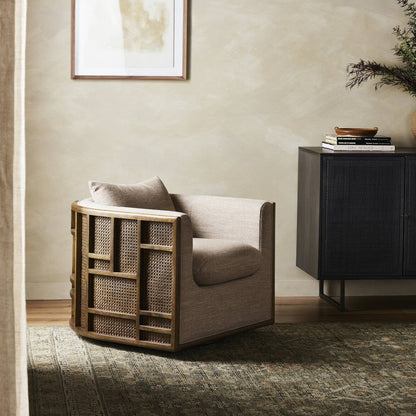 Kev Swivel Upholstered Chair | IONS DEIGN | Dubai | UAE