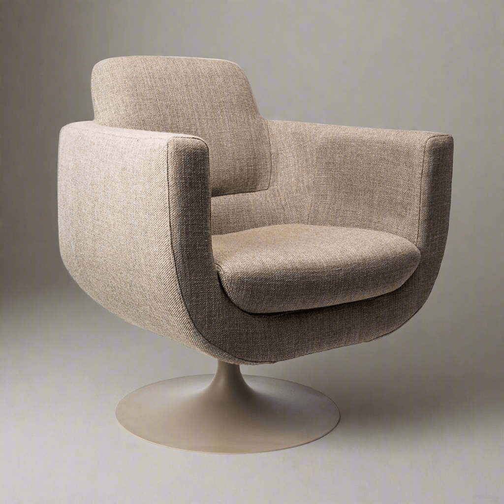 Kirk Modern Swivel Chair in Fabric | IONS DEIGN | Dubai | UAE