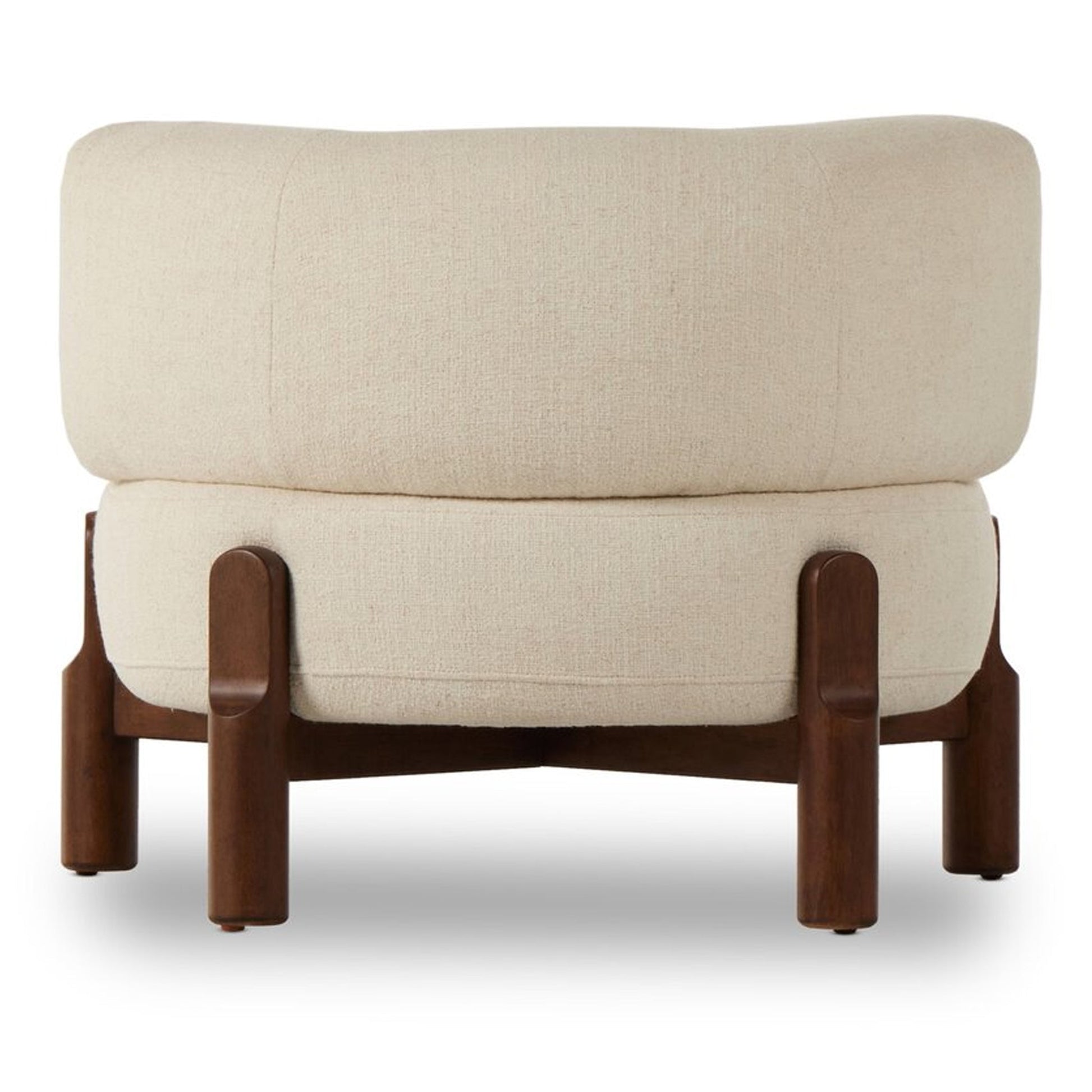 Koa Accent Chair with Wood Base | IONS DEIGN | Dubai | UAE