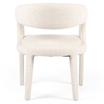 Liv Dining Chair Linen Off White Fabric | IONS DEIGN | Dubai | UAE