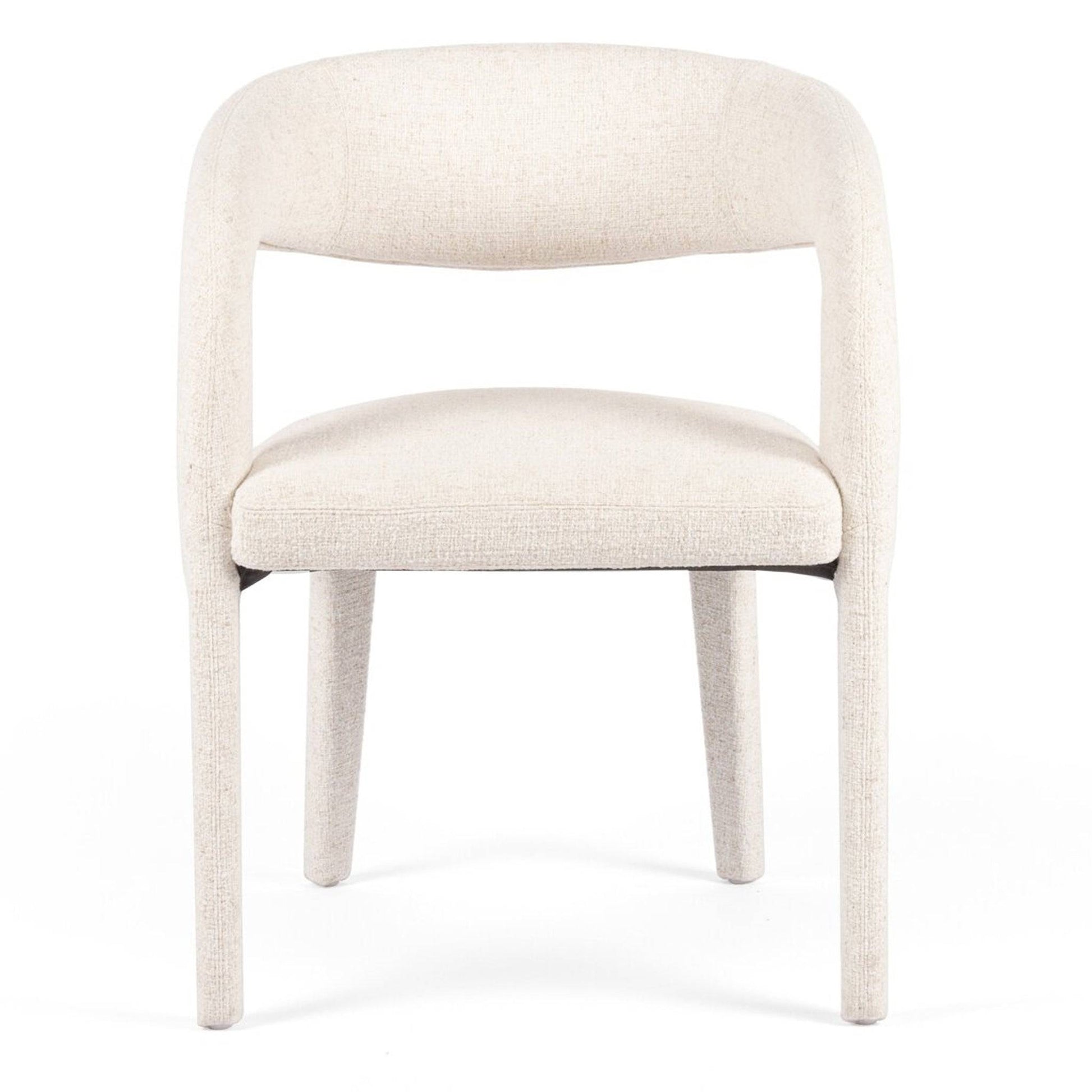 Liv Dining Chair Linen Off White Fabric | IONS DEIGN | Dubai | UAE