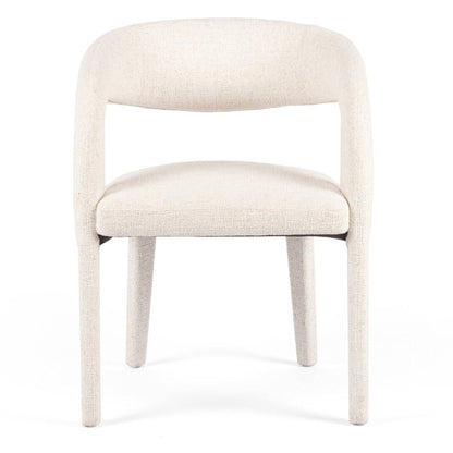 Liv Dining Chair Linen Off White Fabric | IONS DEIGN | Dubai | UAE