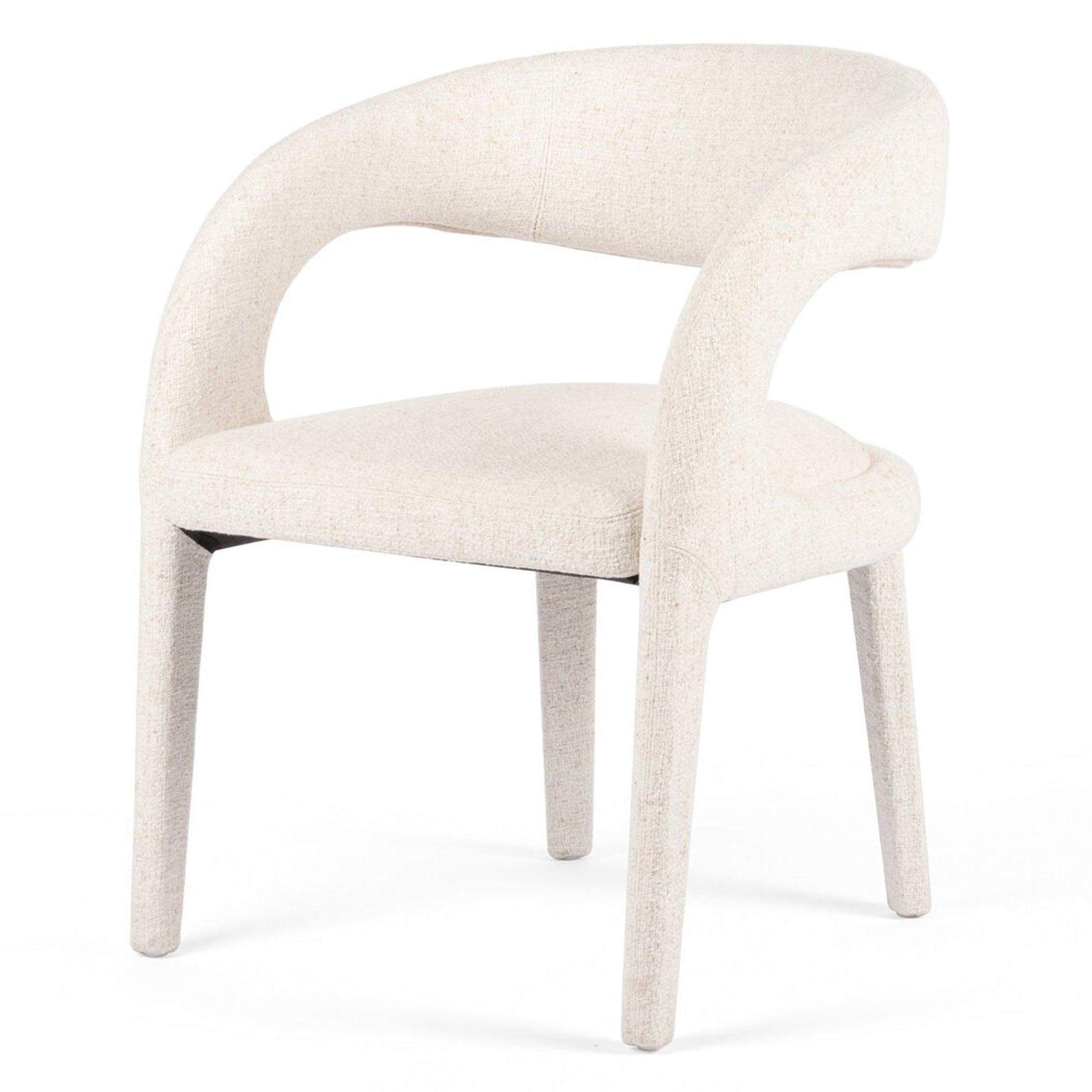 Liv Dining Chair Linen Off White Fabric | IONS DEIGN | Dubai | UAE